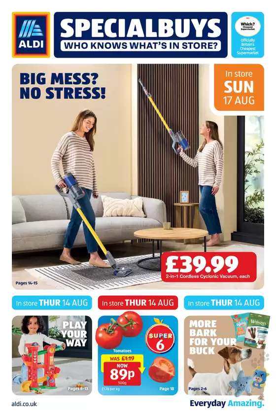 Aldi catalogue in Penrith | Discounts and promotions | 2025-08-14T00:00:00.000Z - 2025-08-17T00:00:00.000Z