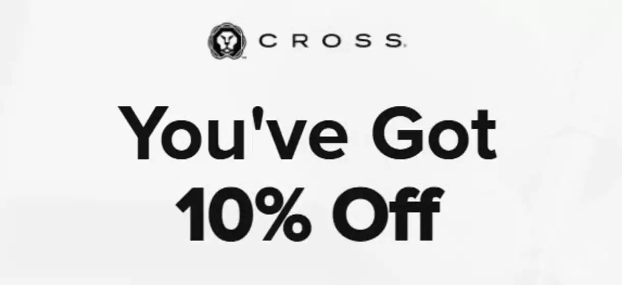 Cross catalogue | You've Got 10% Off | 2025-08-18T00:00:00.000Z - 2025-08-29T00:00:00.000Z
