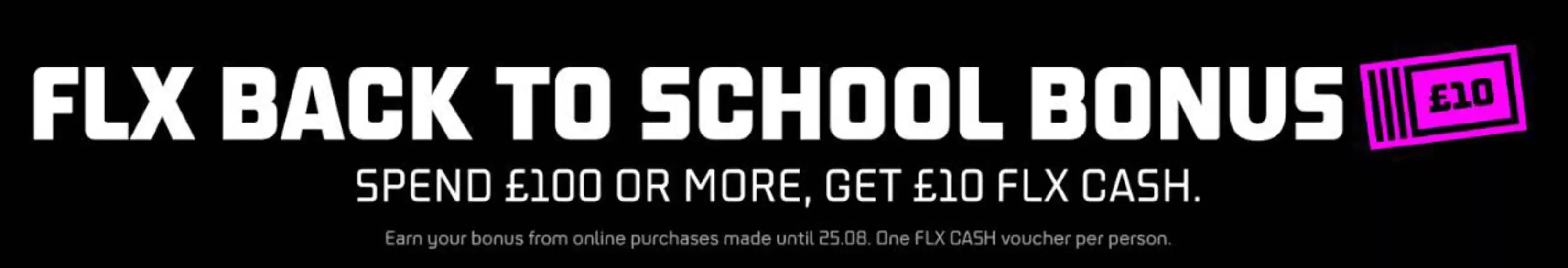 Flx Back To School Bonus