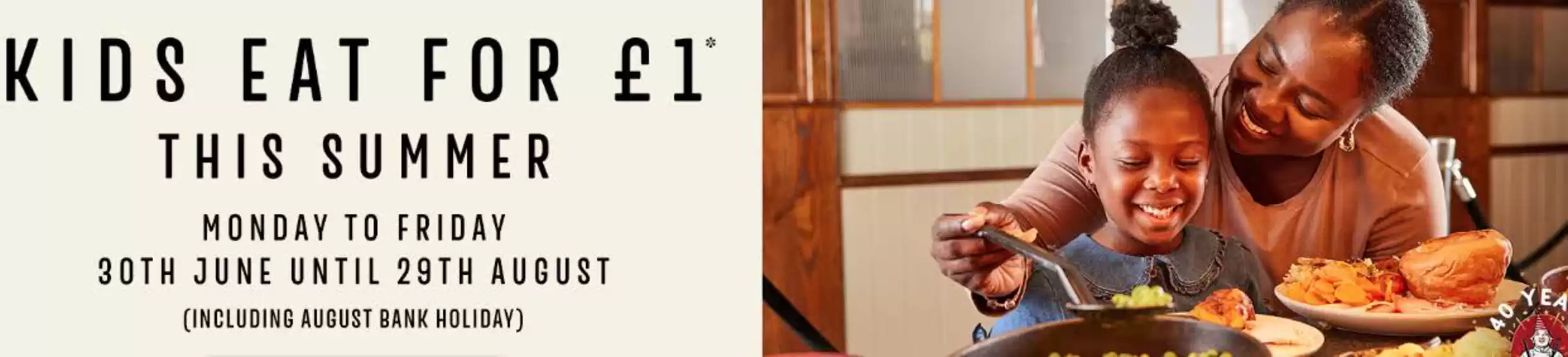 Toby Carvery catalogue in Dartford | Kids Eat For £1 | 2025-08-19T00:00:00.000Z - 2025-08-29T00:00:00.000Z