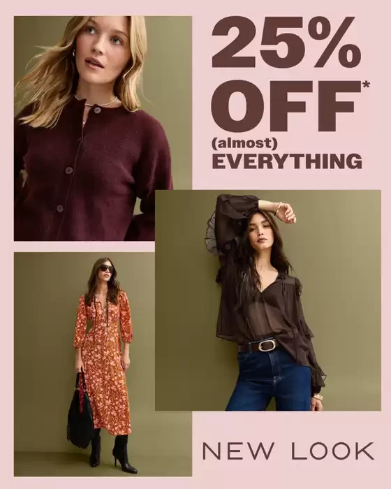 New Look catalogue | 25% Off | 2025-08-26T00:00:00.000Z - 2025-09-11T00:00:00.000Z
