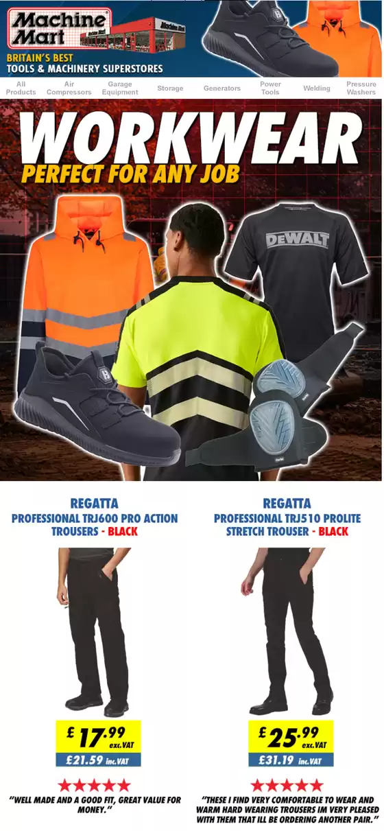 Workwear perfect for any job