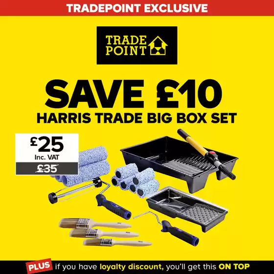 TradePoint catalogue in Liverpool | Save £10 Harris Trade Big Box Set | 2025-09-02T00:00:00.000Z - 2025-09-10T00:00:00.000Z