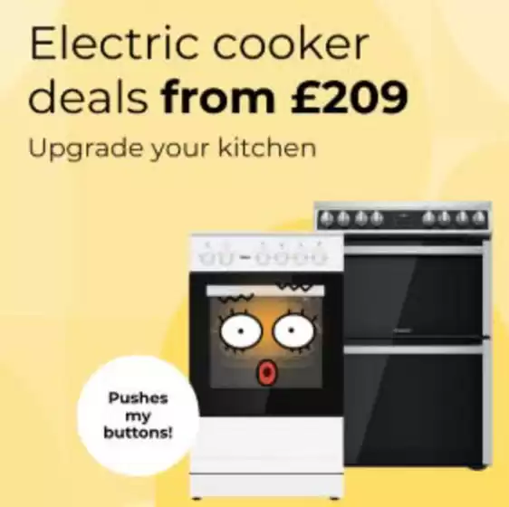 Electric Cooker Deals From £209