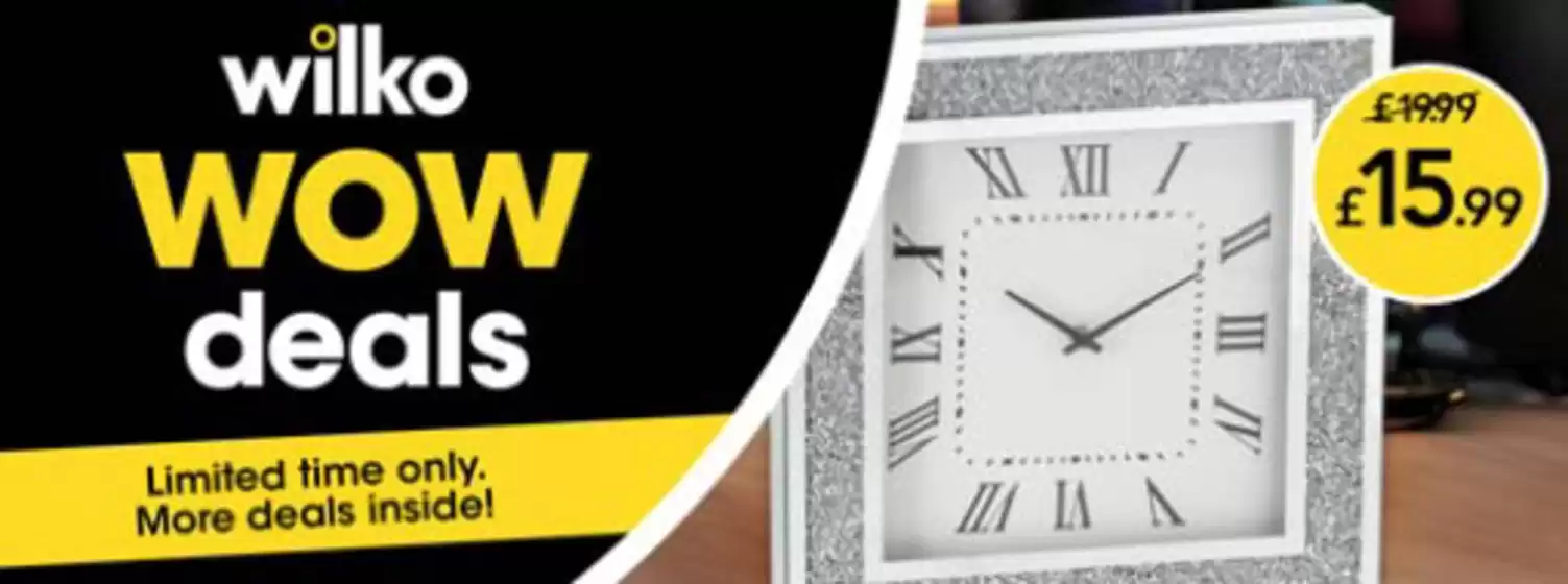 Wilko catalogue in East Keswick | Wow Deals. | 2025-09-10T00:00:00.000Z - 2025-09-23T00:00:00.000Z