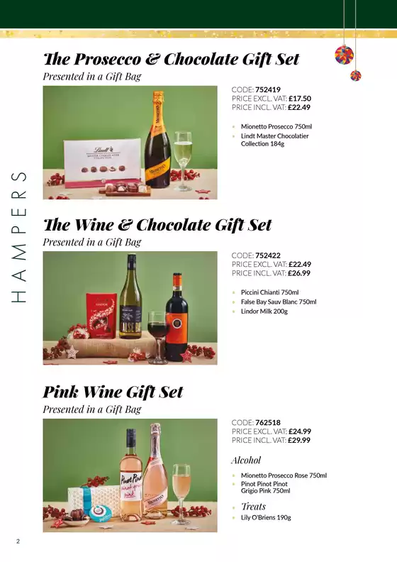 CHRISTMAS HAMPERS & GIFTS
