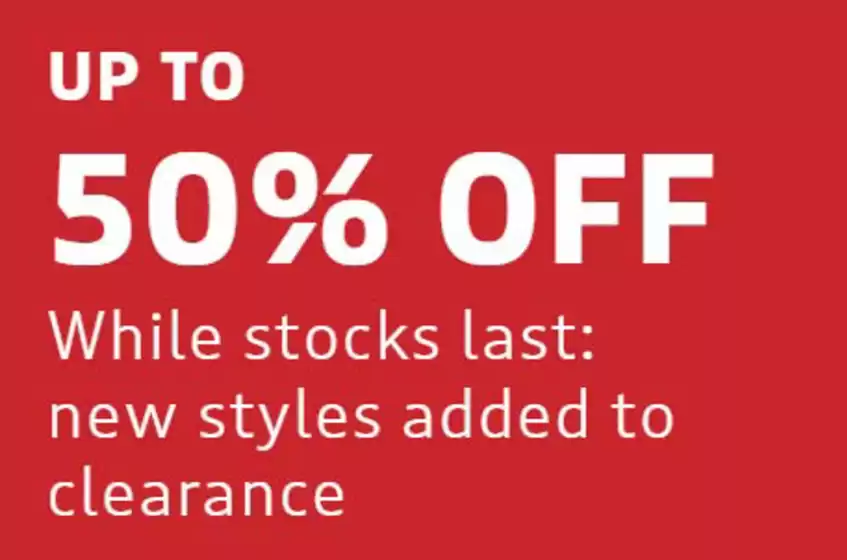 Up To 50% Off.