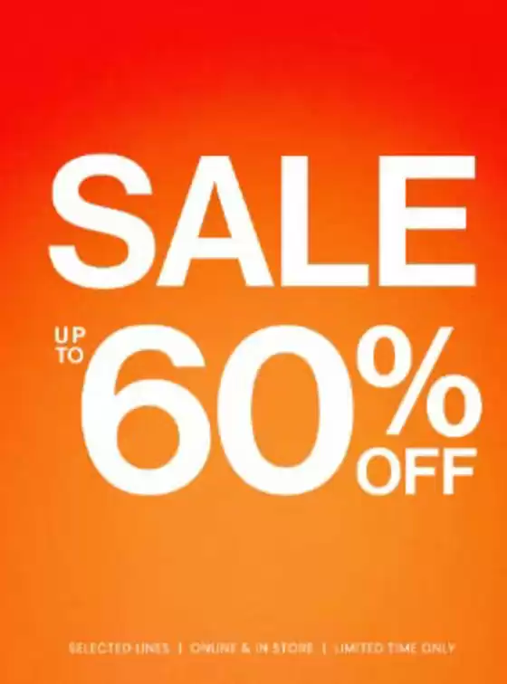 Sale Up To 60% Off