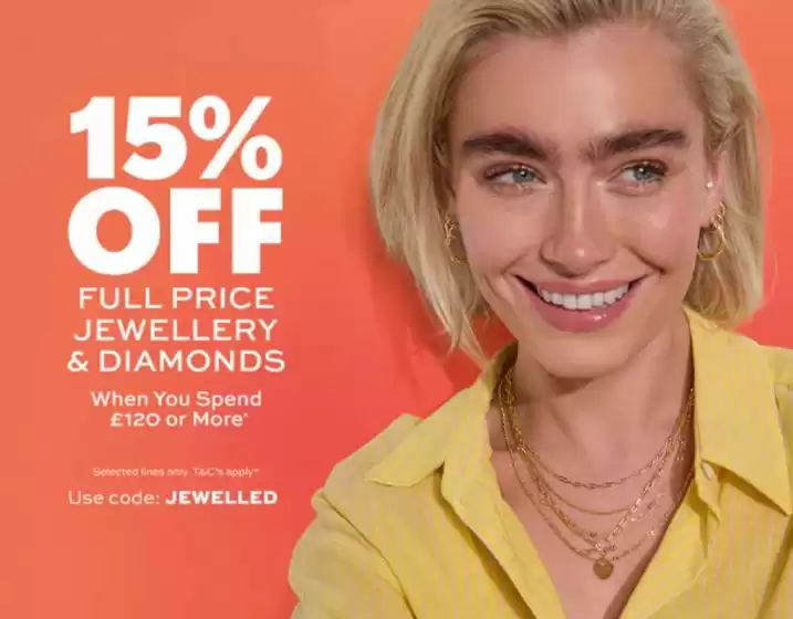 H. Samuel catalogue | 15% Off. | 2025-09-12T00:00:00.000Z - 2025-10-15T00:00:00.000Z