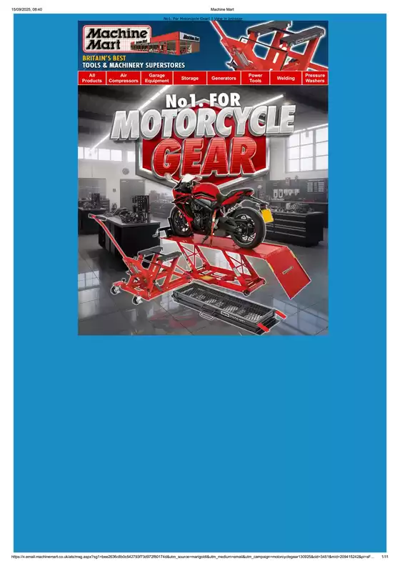 Machine Mart catalogue | Mortorcycle Gear | 2025-09-15T00:00:00.000Z - 2025-09-16T00:00:00.000Z