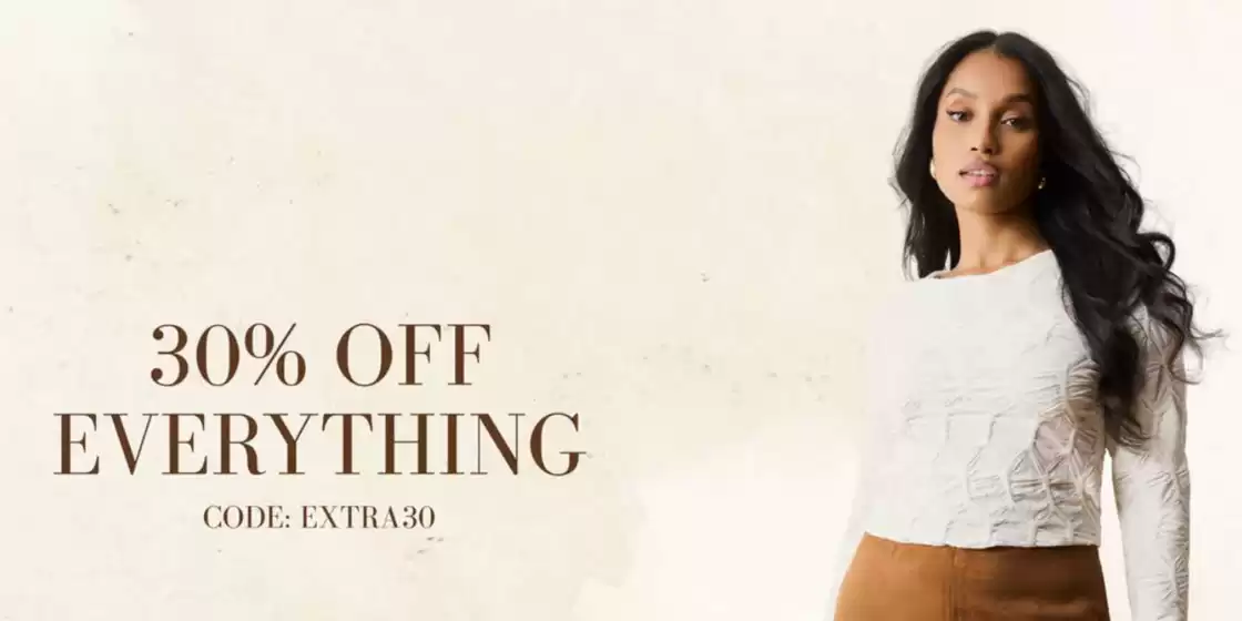 Select catalogue in Belfast | 30% Off Everything | 2025-09-15T00:00:00.000Z - 2025-09-29T00:00:00.000Z