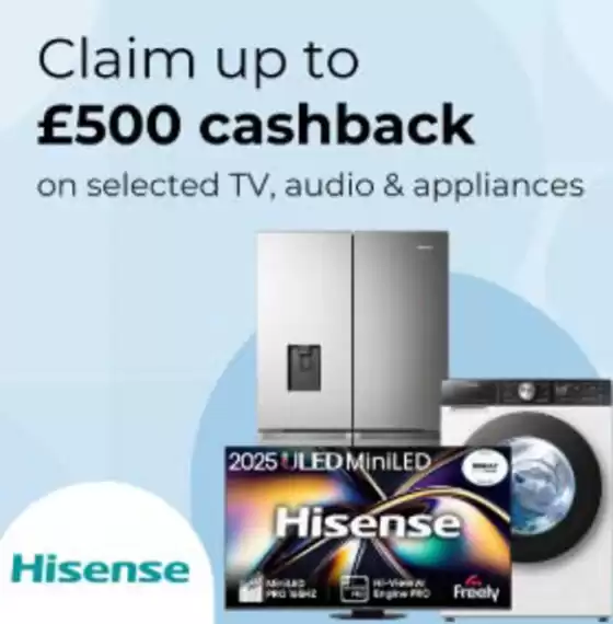 Hughes catalogue in Leicester | Claim Up To £500 Cashback | 2025-09-15T00:00:00.000Z - 2025-09-30T00:00:00.000Z