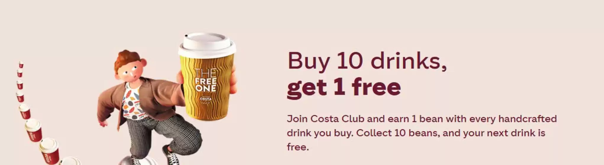 Buy 10 Drinks Get 1 Free