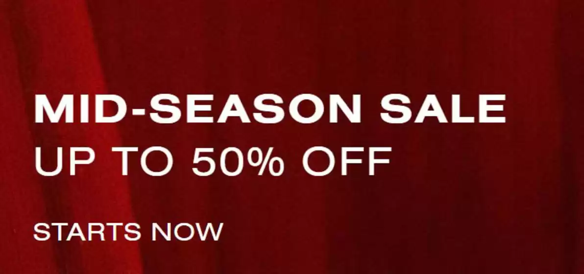 Mid Season Sale Up To 50% Off