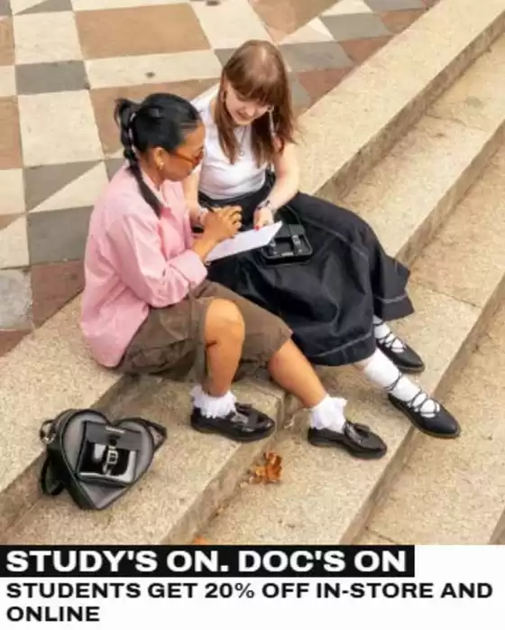 Dr. Martens catalogue | Study's On Doc's On | 2025-09-18T00:00:00.000Z - 2025-09-26T00:00:00.000Z
