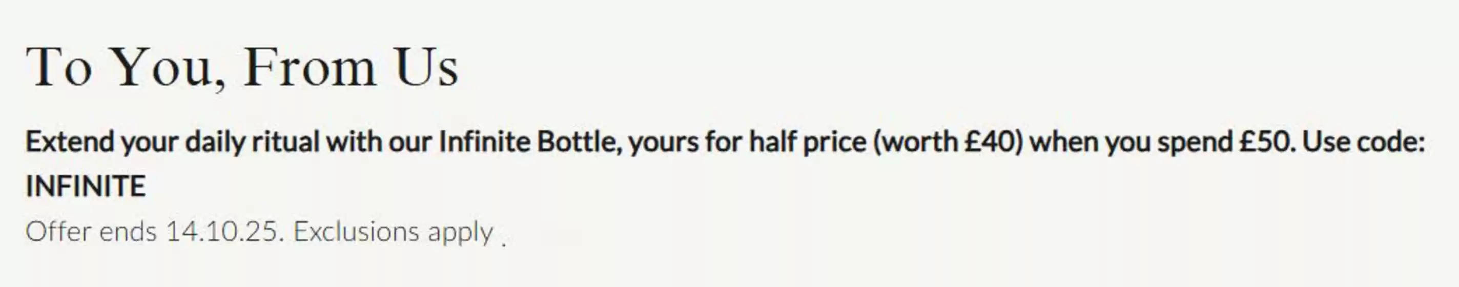 Molton Brown catalogue in Ilkley | To You,From Us | 2025-09-18T00:00:00.000Z - 2025-10-14T00:00:00.000Z