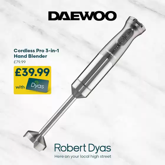 Robert Dyas catalogue in Chelmsford | Cardless Pro 3-In-1 Hand Blender | 2025-09-18T00:00:00.000Z - 2025-10-20T00:00:00.000Z