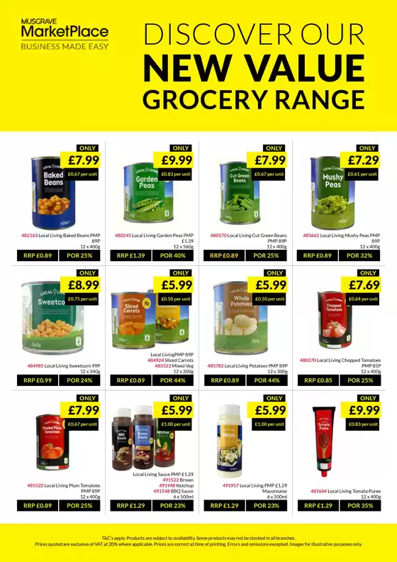 Musgrave MarketPlace catalogue in Rotherham | VIEW NEW RETAIL RANGE | 2025-09-19T00:00:00.000Z - 2025-10-03T00:00:00.000Z