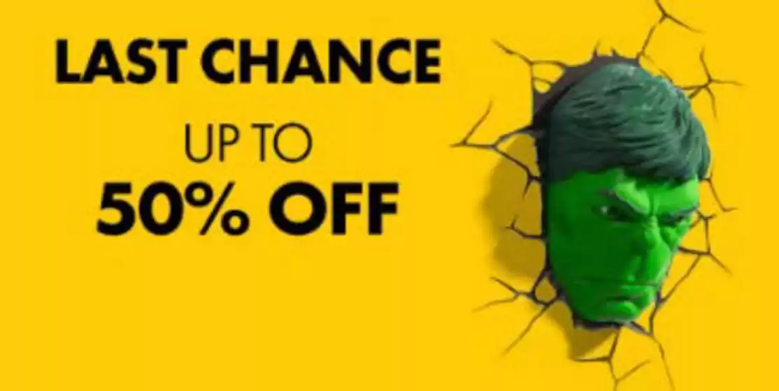 Mega Deals Up To 40% Off