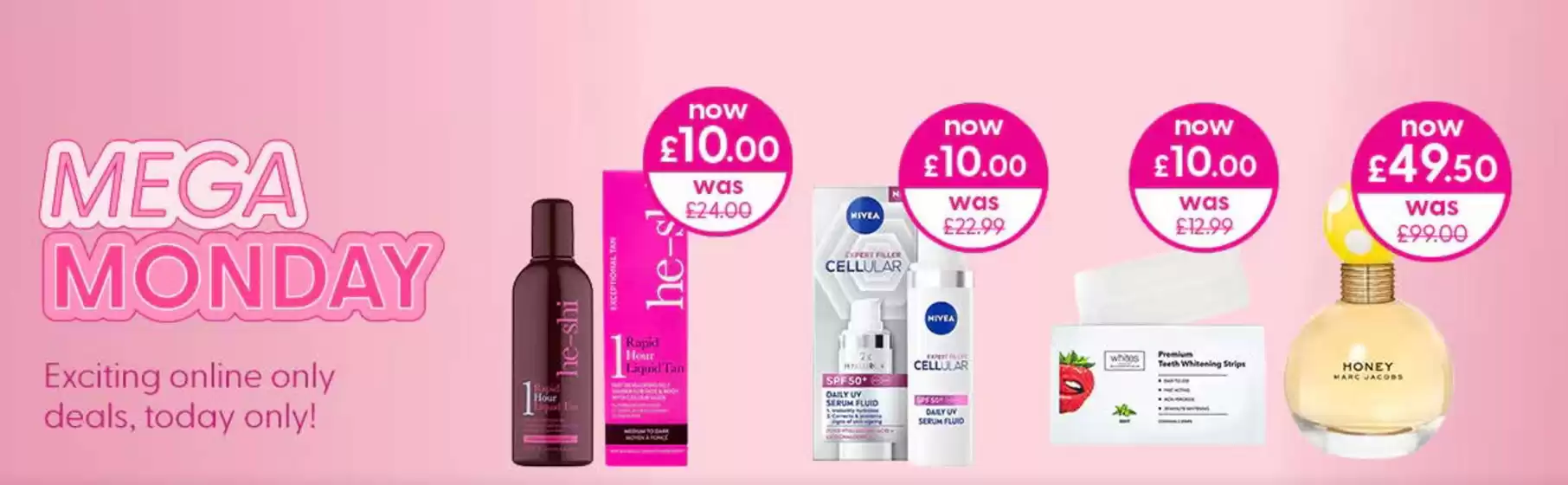 Exciting Online Only Deals, Today Only!