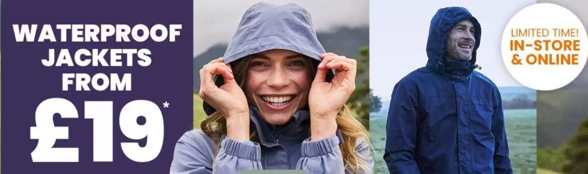Waterproof Jacket From £19