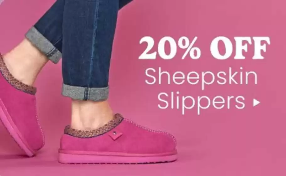 Moshulu catalogue in Yarnton | 20% Off Sheepskin Slippers | 2025-09-29T00:00:00.000Z - 2025-10-05T00:00:00.000Z