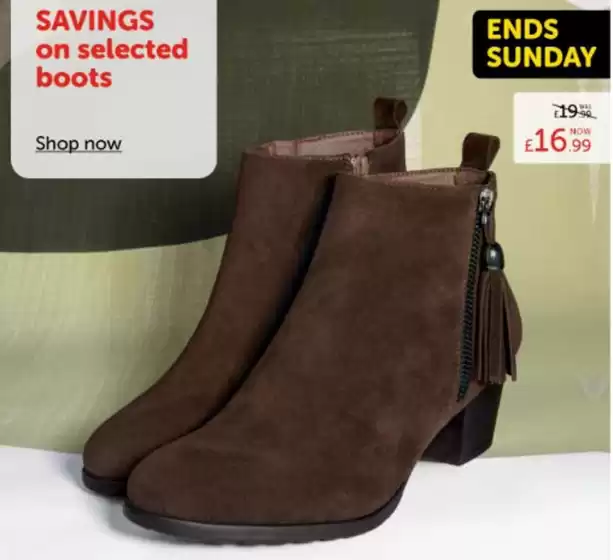 Shoe Zone catalogue in Yarnton | Savings On Selected Boots | 2025-09-29T00:00:00.000Z - 2025-10-17T00:00:00.000Z