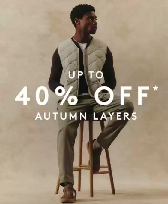 Up To 40% Off Autumn Layers