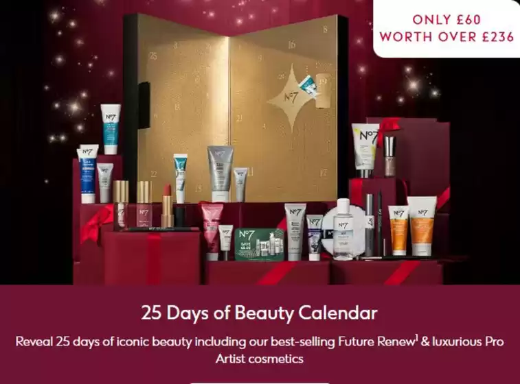 25 Days Of Beauty Calendar