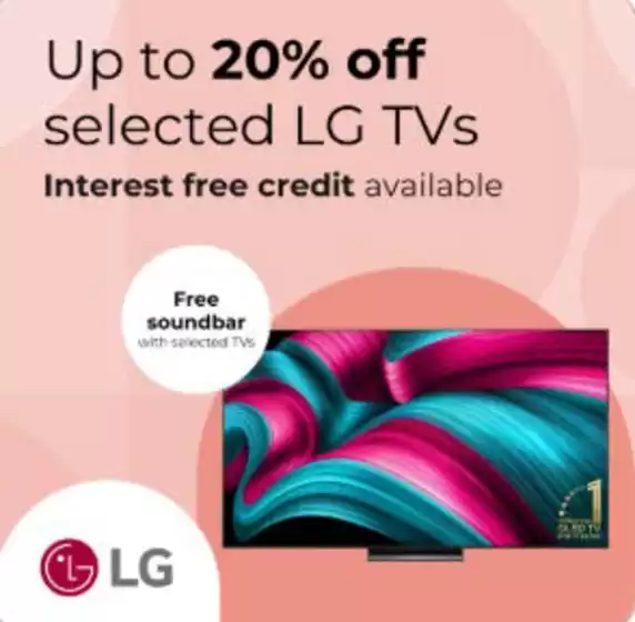 Extra 20% Off Samsung TVs
