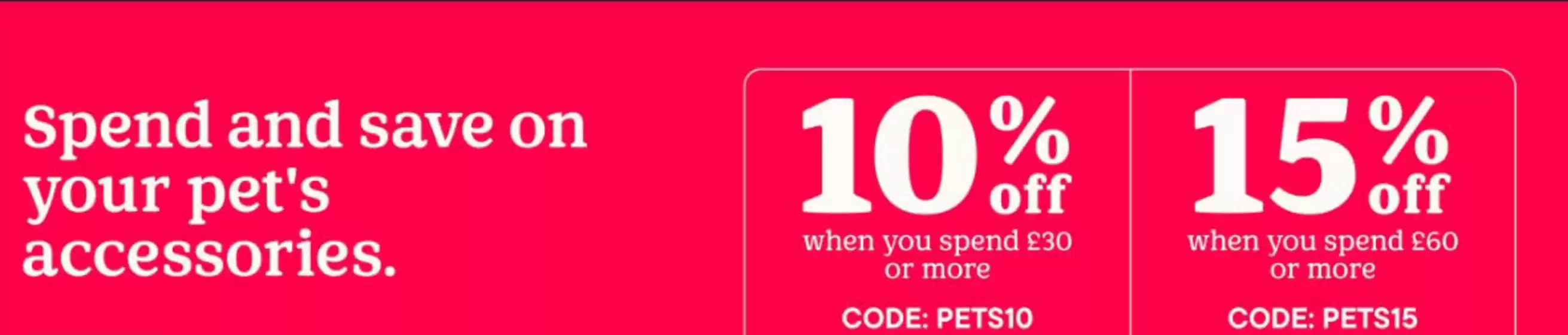 Spend And Save On Your Pet's Accessories