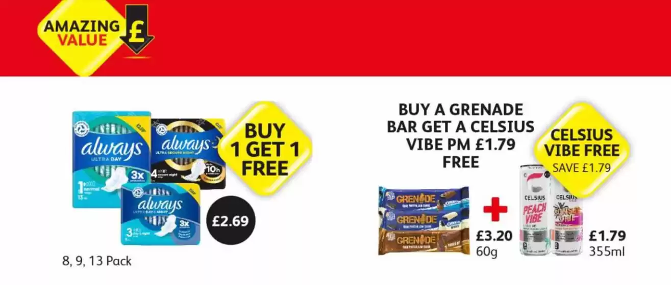 Buy A Grenade Bar Get A Celsius Bibe PM £1.79 Free