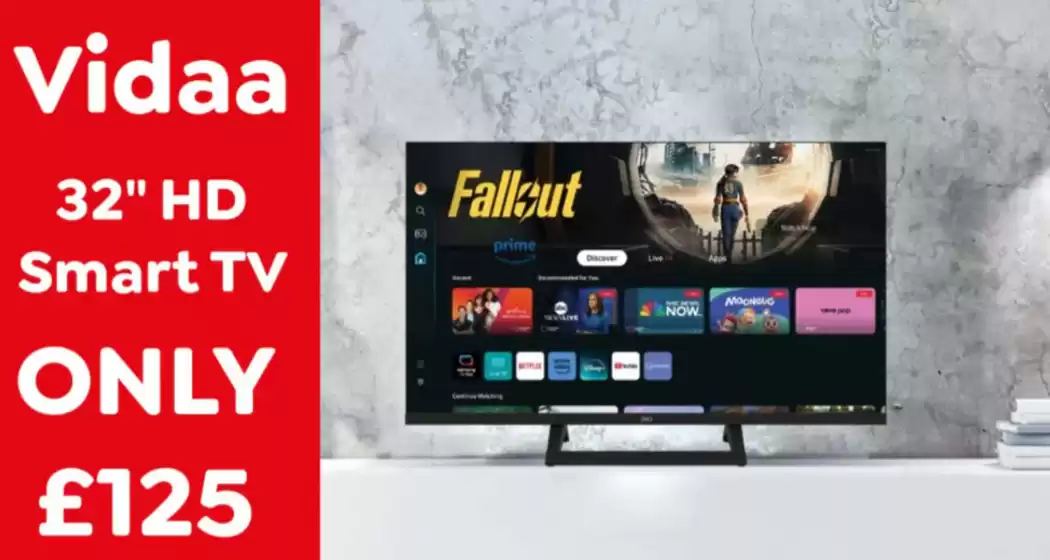 The Original Factory Shop catalogue in Louth | Vida 32'' HD Smart TV Only £125 | 2025-10-08T00:00:00.000Z - 2025-10-12T00:00:00.000Z