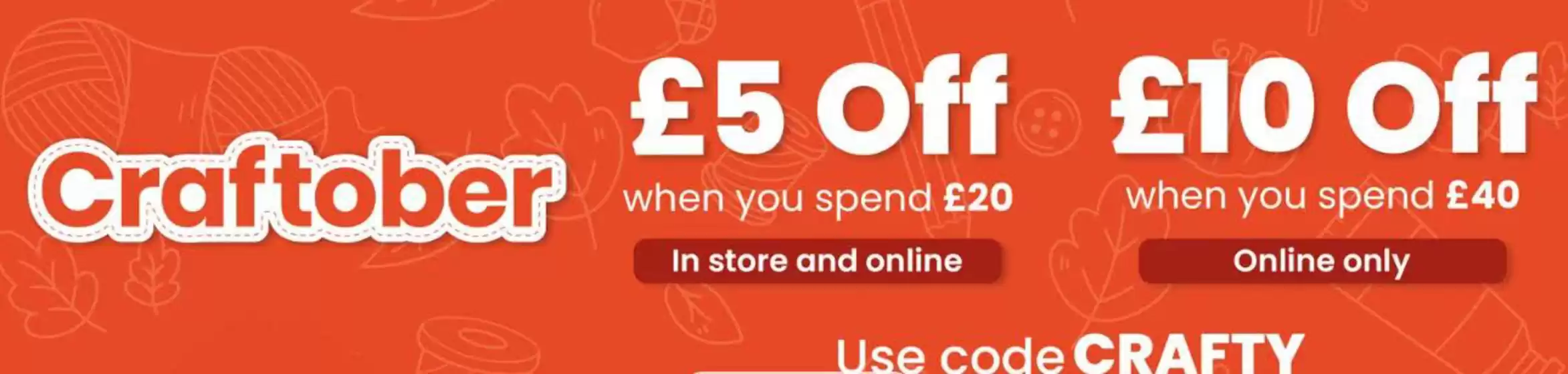 Hobbycraft catalogue in Mablethorpe | Craftober | 2025-10-08T00:00:00.000Z - 2025-10-31T00:00:00.000Z