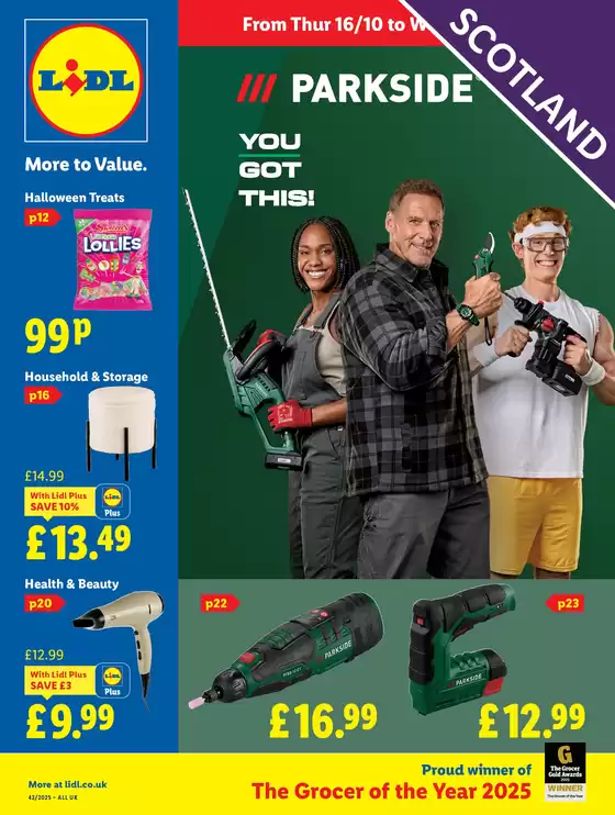 Lidl catalogue in Galashiels | Great discounts on selected products | 2025-10-16T00:00:00.000Z - 2025-10-22T00:00:00.000Z