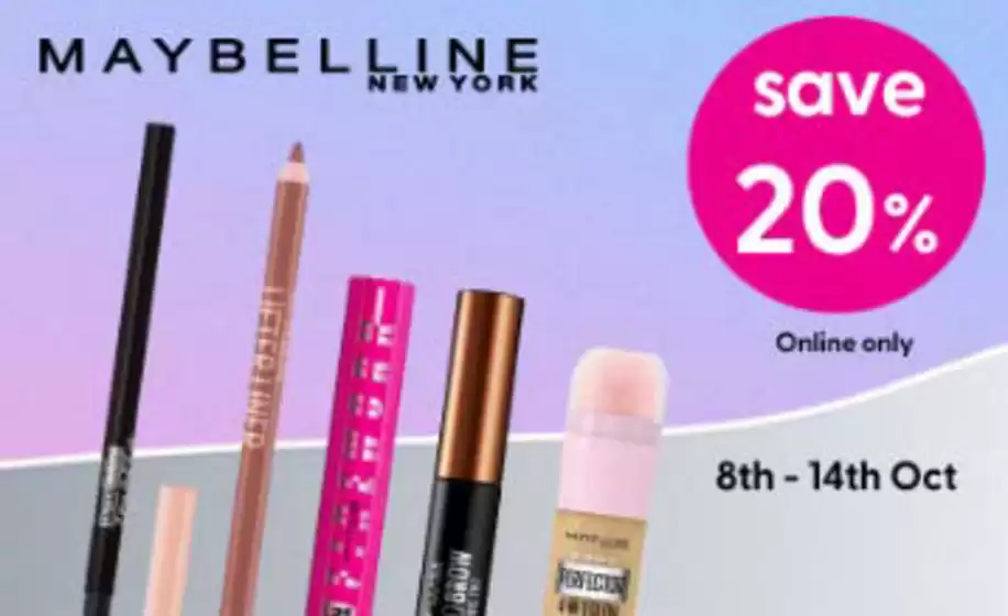 Superdrug catalogue in Hawick | Save 20%!/ | 2025-10-09T00:00:00.000Z - 2025-10-14T00:00:00.000Z