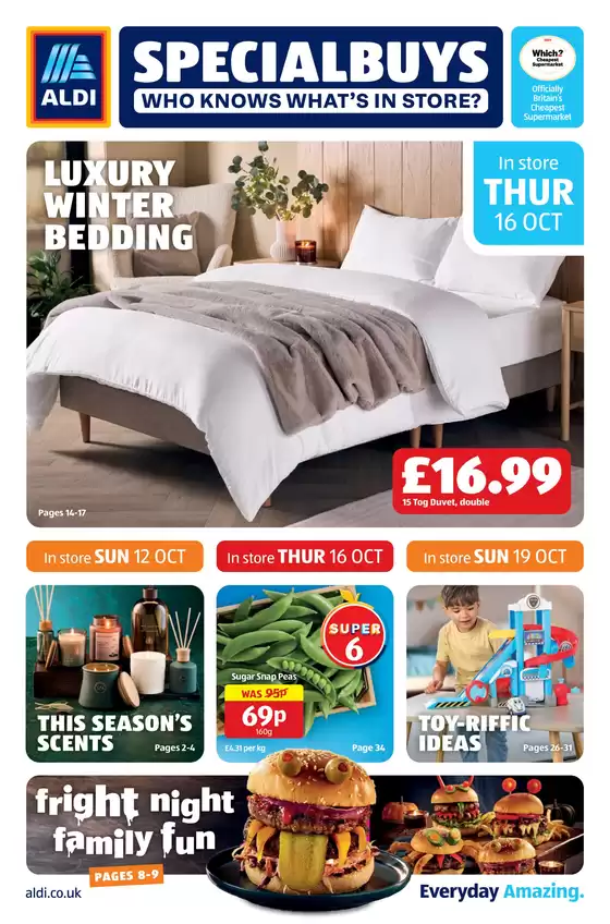 Aldi catalogue in Livingston | Top offers for smart savers | 2025-10-10T00:00:00.000Z - 2025-10-24T00:00:00.000Z
