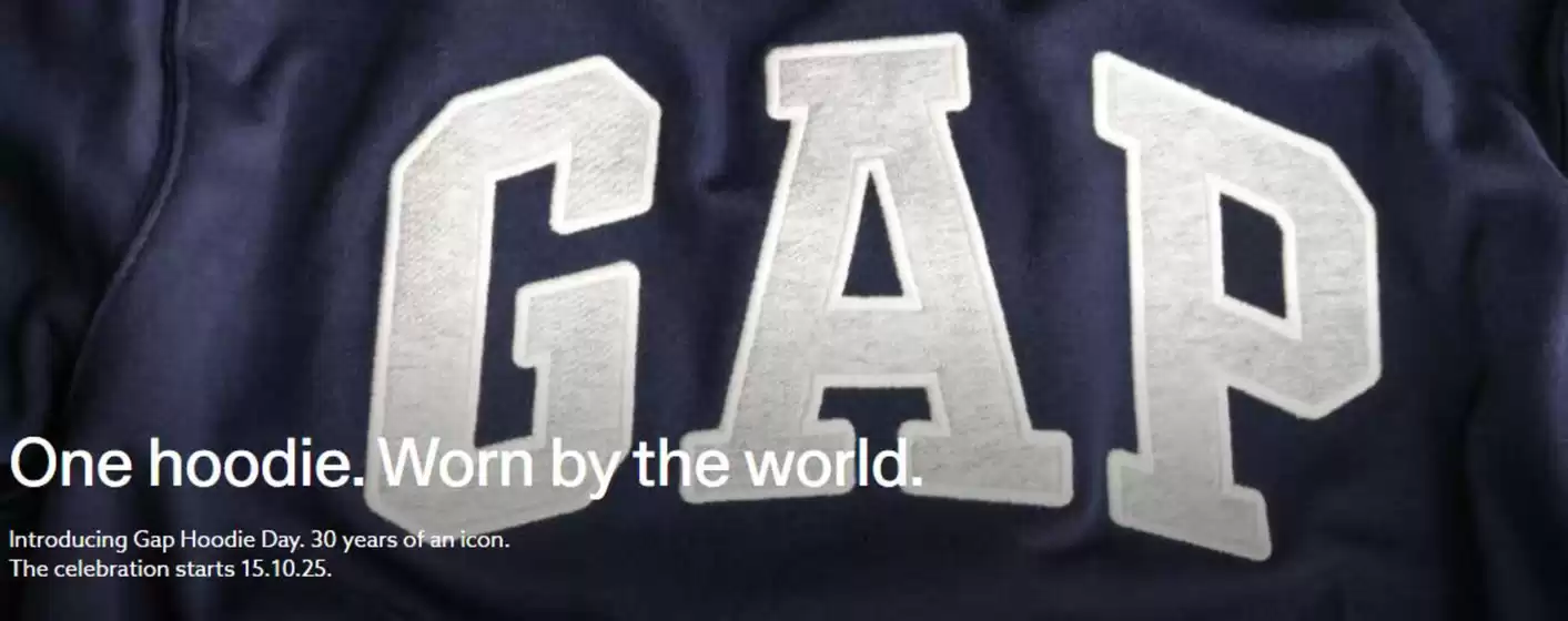 Gap catalogue | One Hoddie Woen By The World | 2025-10-10T00:00:00.000Z - 2025-10-25T00:00:00.000Z