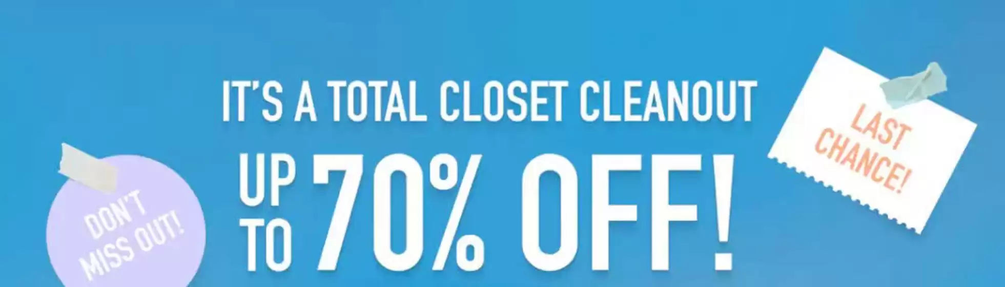 Forever 21 catalogue in Peterborough | It's Total Closet Cleanout | 2025-10-10T00:00:00.000Z - 2025-10-22T00:00:00.000Z