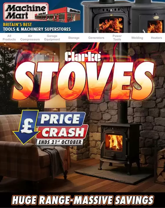 Machine Mart catalogue in Sheffield | Clarke Stoves!. | 2025-10-13T00:00:00.000Z - 2025-10-21T00:00:00.000Z