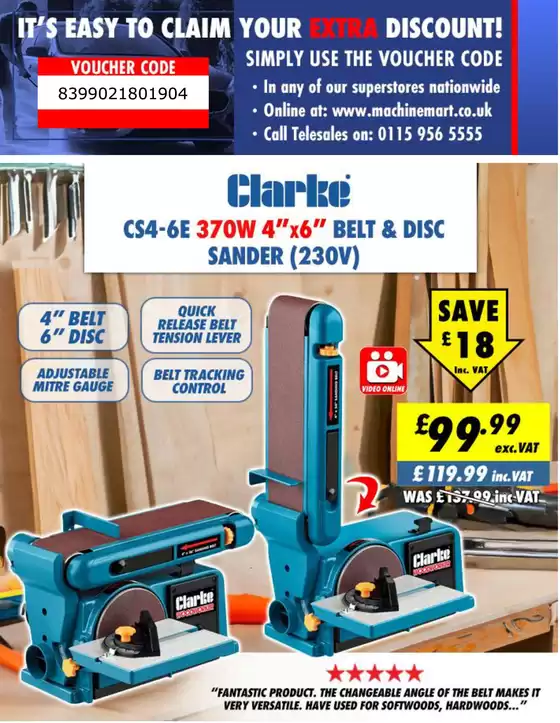 Clarke Workshop Woodworking & Metakworking