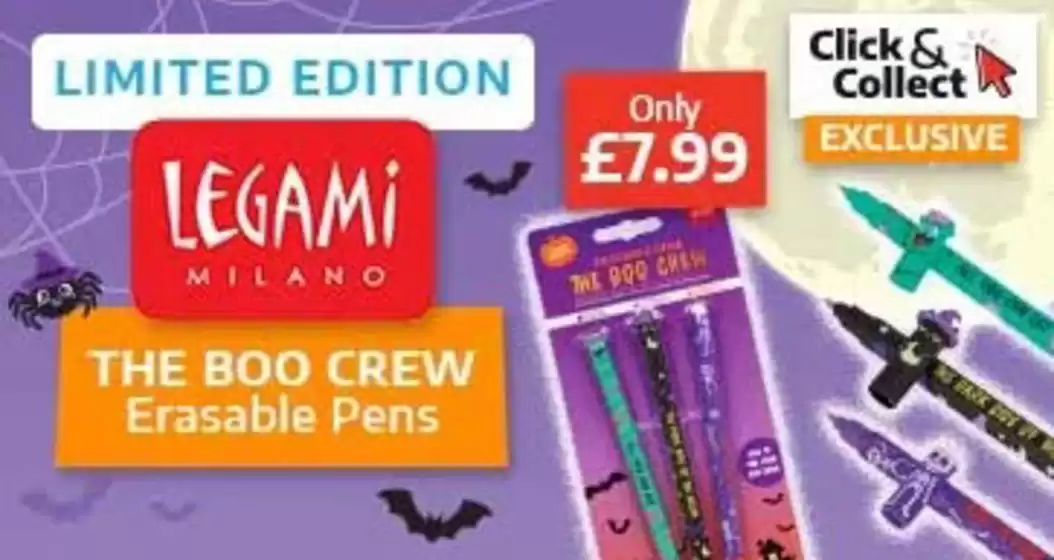 Ryman catalogue in Dartford | The Boo Crew Erasable Pens | 2025-10-13T00:00:00.000Z - 2025-12-31T00:00:00.000Z
