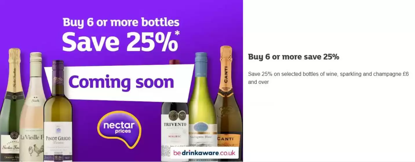 Sainsbury's catalogue | Buy 6 Or More Save 25% | 2025-10-13T00:00:00.000Z - 2025-10-26T00:00:00.000Z
