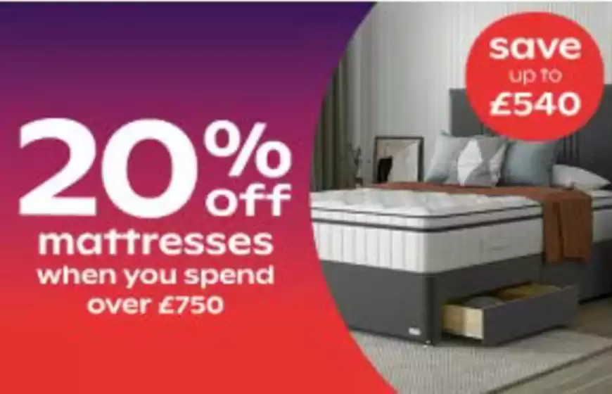 Bensons for Beds catalogue in Uckfield | 20% Off Mattresses | 2025-10-15T00:00:00.000Z - 2025-10-27T00:00:00.000Z