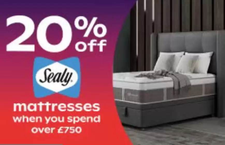 20% Off Mattresses