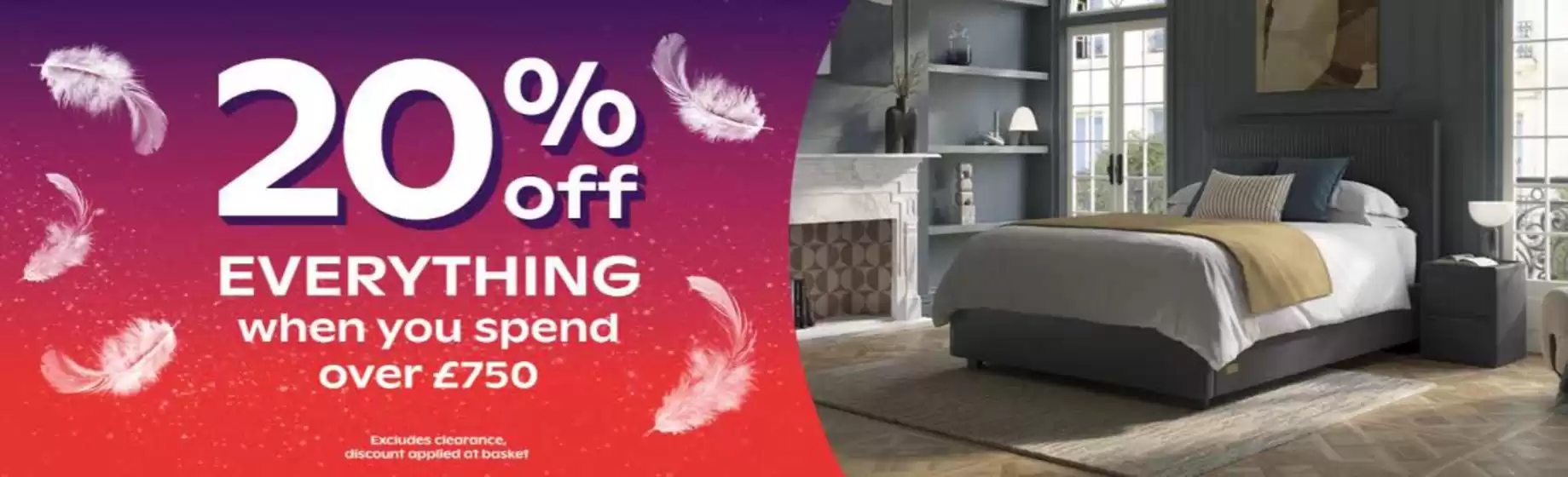 Bensons for Beds catalogue in Uckfield | 20% Off Everything When You Spend Over £750 | 2025-10-15T00:00:00.000Z - 2025-10-26T00:00:00.000Z