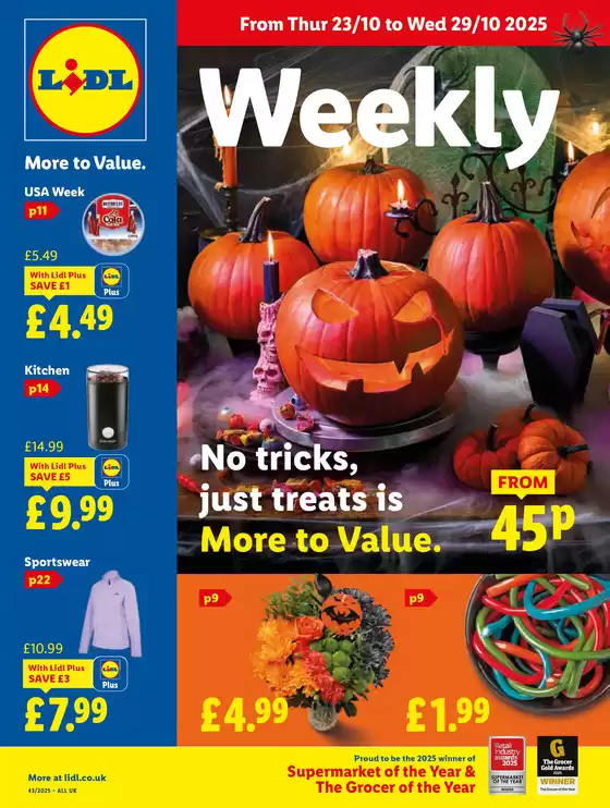 Lidl catalogue in Castleford | Our best offers for you | 2025-10-23T00:00:00.000Z - 2025-10-29T00:00:00.000Z