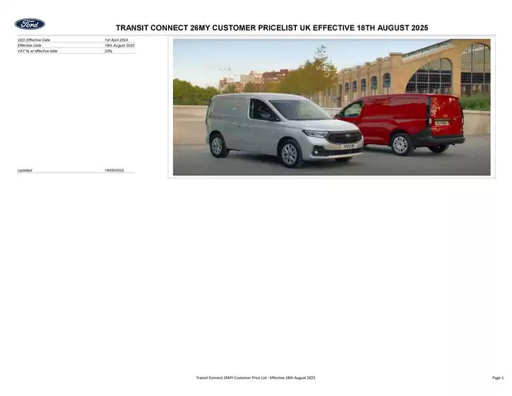 Ford catalogue in Keighley | PL all new transit connect | 2025-10-16T00:00:00.000Z - 2025-10-30T00:00:00.000Z