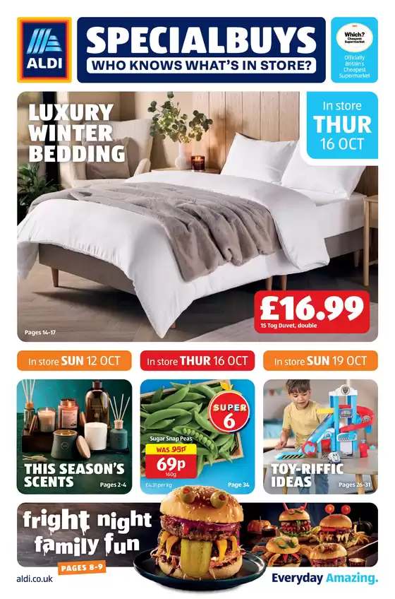 Aldi catalogue in Castleford | Great offer for all customers | 2025-10-16T00:00:00.000Z - 2025-10-30T00:00:00.000Z