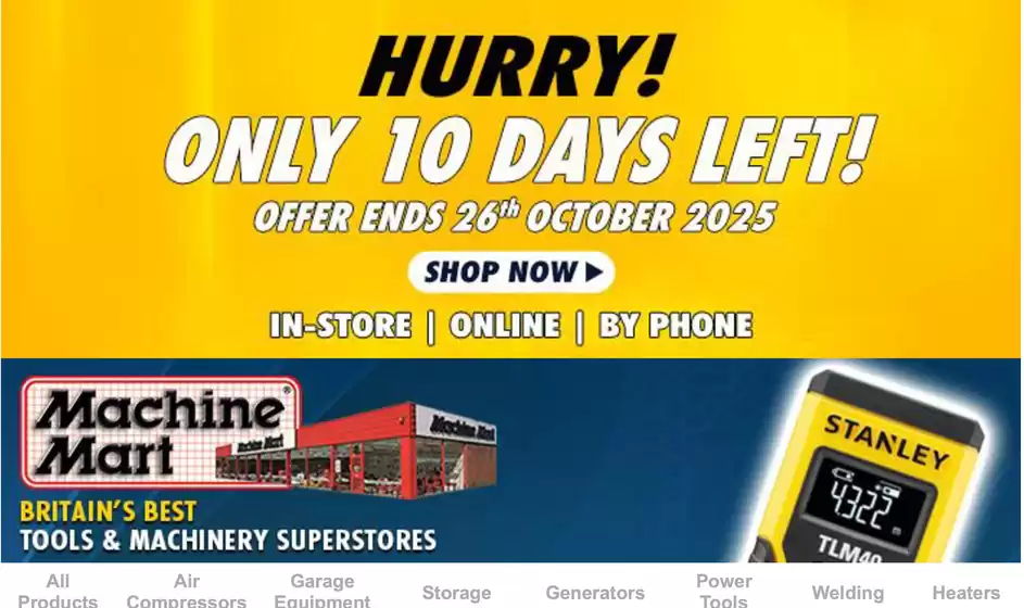 Machine Mart catalogue | Stanley | 2025-10-16T00:00:00.000Z - 2025-10-21T00:00:00.000Z